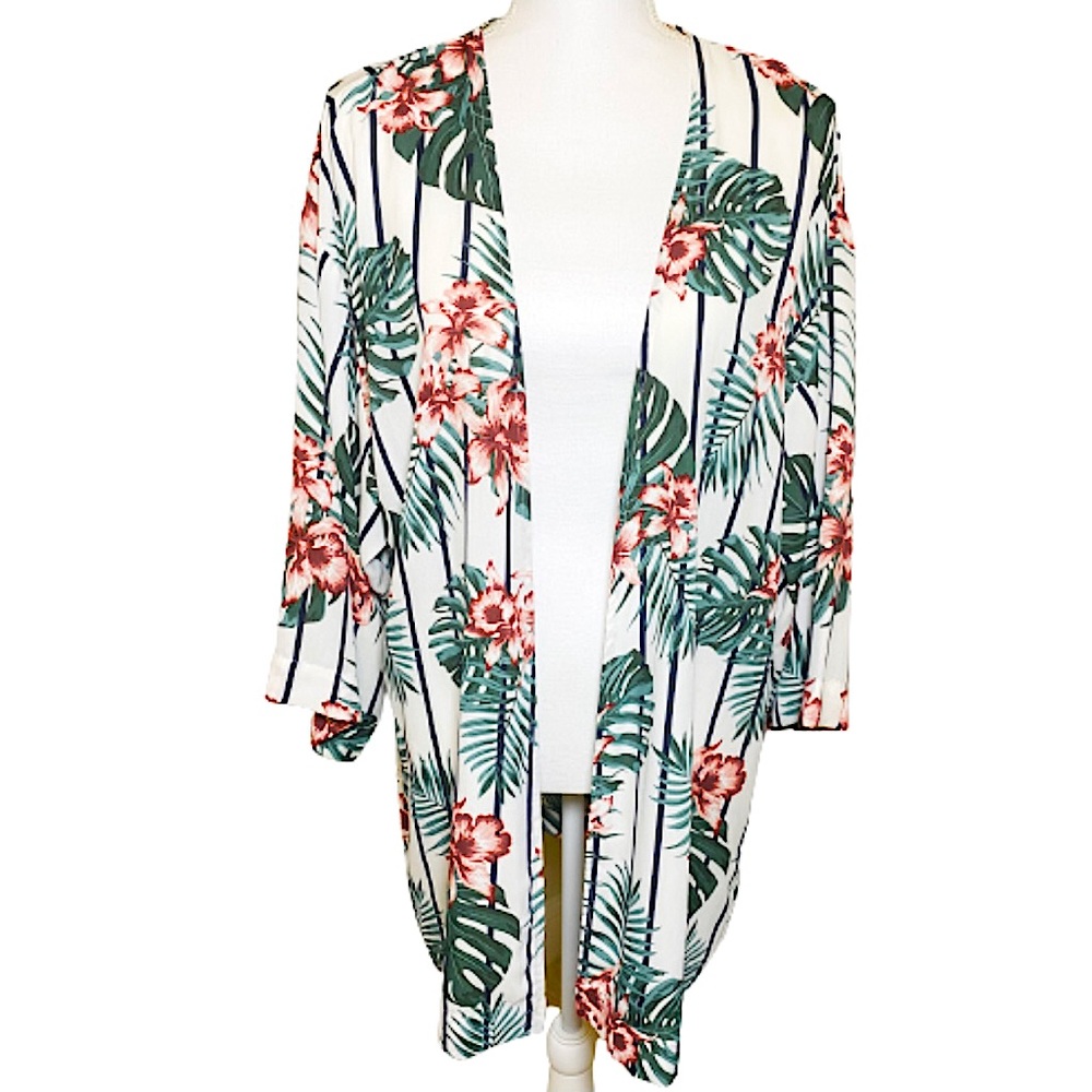 NWOT Guess Los Angelas Floral Cardigan